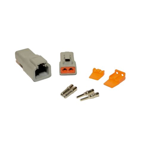 Deutsch Dtp 2 Way Male And Female Connector Kit 25a Aftermarket