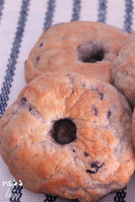 Blueberry Bagels Recipe Mess For Less