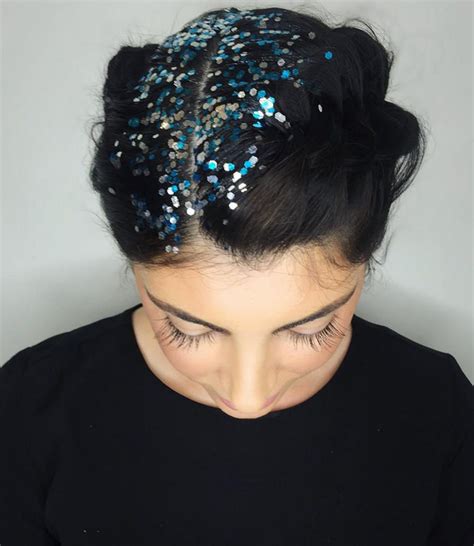 15 craziest instagram hair trends of 2015 glitter roots roots hair glitter hair