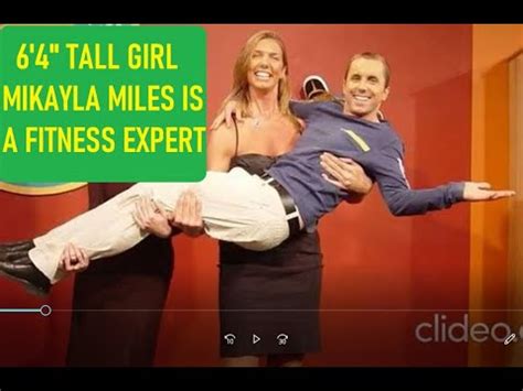 6 4 Tall Girl Mikayla Miles Is A Fitness Expert YouTube