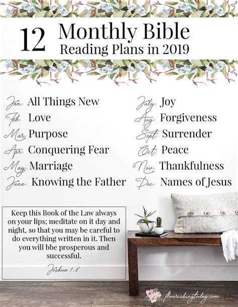 Grab Your Free Monthly Bible Reading Plan Today In Bible