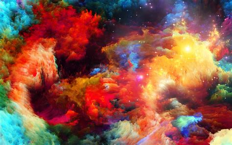 Colors Sky Space Clouds Stars Wallpaper 2560x1600 438024 Wallpaperup