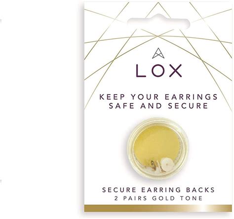Lox Secure Locking Earring Backs For Women For All Stud Easy