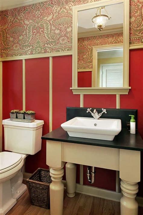The Top 70 Bathroom Wallpaper Ideas Interior Home And