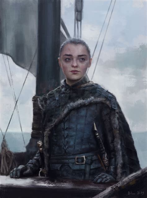 Arya Stark By Nitaoart On Deviantart