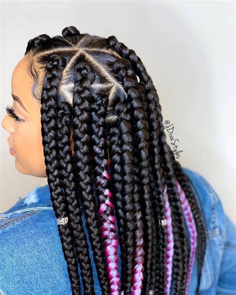 45 Knotless Braid Styles 2023 Jumbo Lose Braids And More Thrivenaija Box Braids Hairstyles