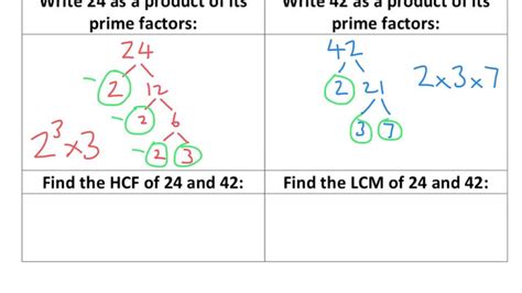 For the numbers with a common prime factor base, select the prime number that has the highest power. Prime Factors, HCF, LCM - Tutorial - YouTube