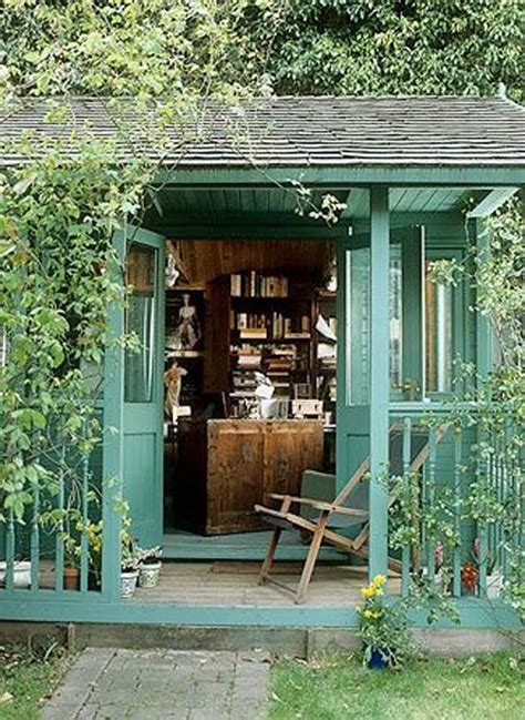 The cost to build a backyard office will depend on the size, materials and construction methods used for the office. Backyard Shed Office You Would Love To Go To Work - Amazing DIY, Interior & Home Design