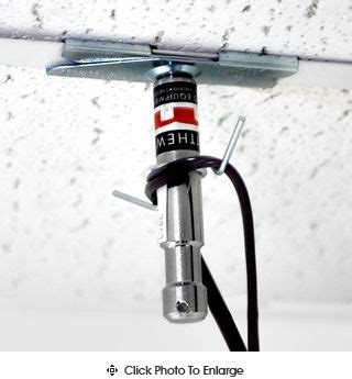 A form of decoration in which the ceiling paper is brought down onto the walls of a room and divided from the walls by a border or molding. Drop Ceiling Scissor Clamp w/ 5/8 (baby) Spud. Matthews ...
