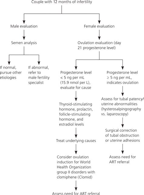 Evaluation And Treatment Of Infertility Aafp