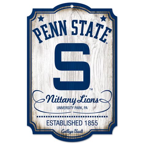 Penn State Wooden Sign Psu Decor Pennsylvania State University