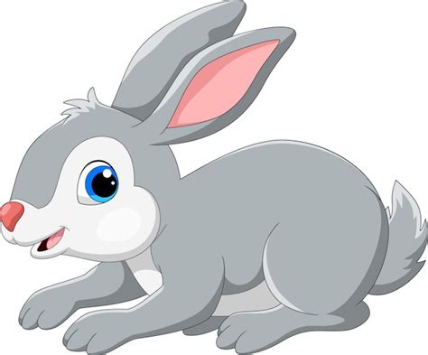 Rabbit Cute Cartoon Vector 02 Welovesolo