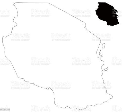 Ilustración De Mapa De Tanzania Y Más Vectores Libres De Derechos De