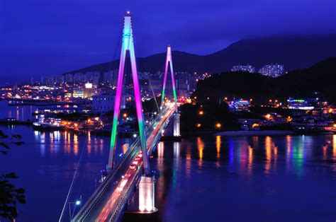 Dolsan Bridge Yeosu Si Jeollanam Do This Is Korea Tours
