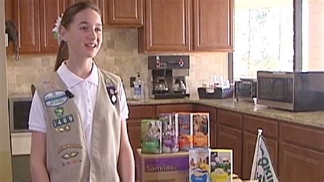 Girl Scout Sells Boxes Of Cookies Cnn Video