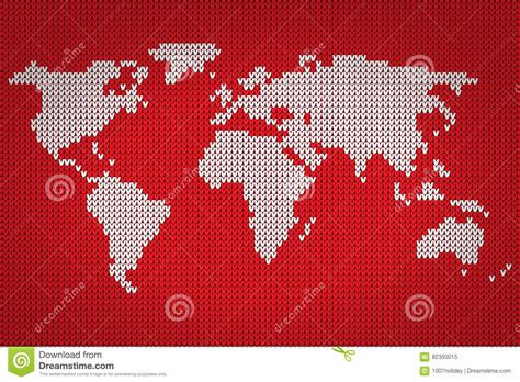 After you feel more comfortable with this. Vector World Map Lovely Knitting Style Stock Vector ...