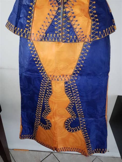 Bazin Rich Embroidery African Long Women Caftan Dashiki Etsy Lace