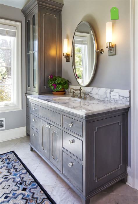 20 Dark Grey Vanity Bathroom Ideas