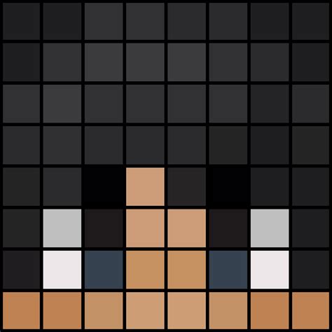 Sapnap Painting Minecraft Minecraft Face Pixel Art Grid