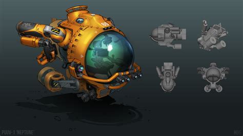 Artstation Personal Underwater Utility Vehicle Samuel Aaron