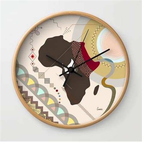 African Clock Afrocentric T African American Timepiece