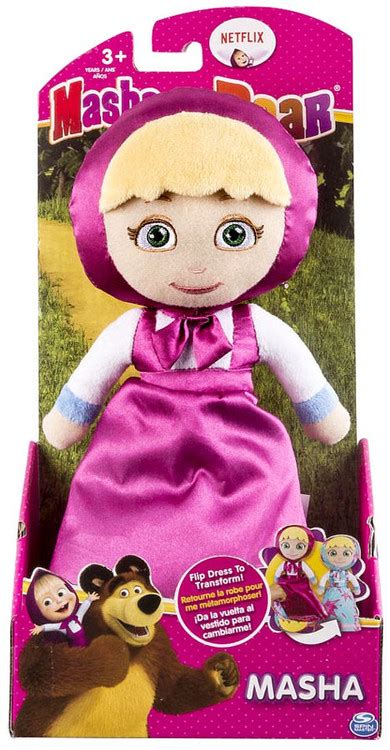 Masha And The Bear Transforming Masha 8 Plush Spin Master Toywiz