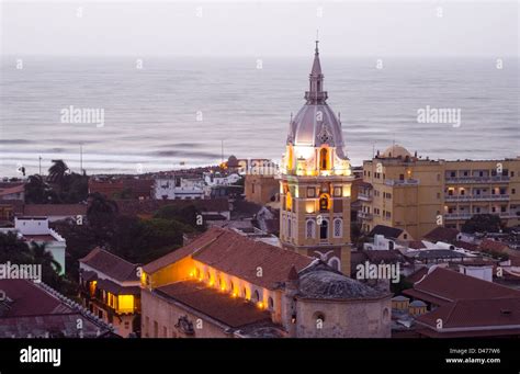 Aerial View Of The Cartagena Cathedral Stock Photo Alamy