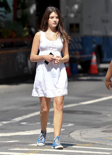 Suri Cruise 16 Is Ready For Summer In White Sundress While Out In Nyc Wealthy Dynamics The