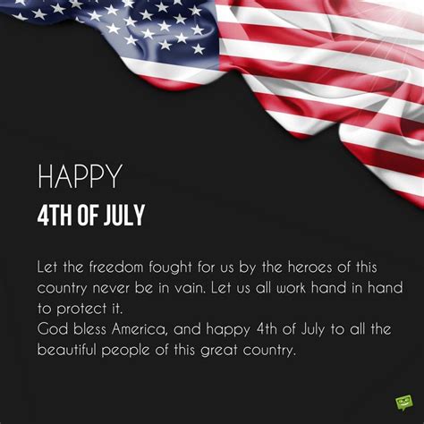 Wishing happy independence day to you. 4th of July | Inspiring Independence Day Quotes