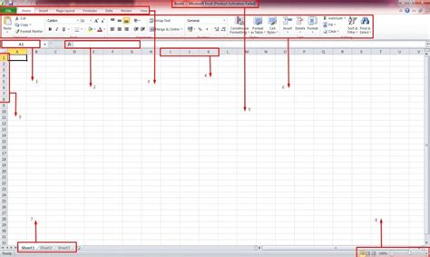 Mengenal Tampilan Lembar Kerja Worksheet Microsoft Excel Youtube