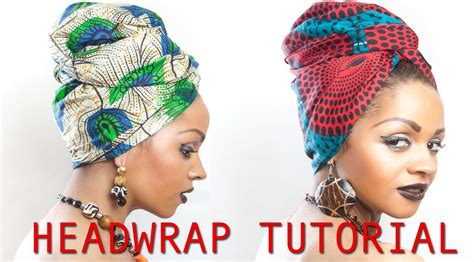 Uroobah African Headwrap Tutorial In Just 2 Minutes Hair Wrap Scarf Headwrap Tutorial