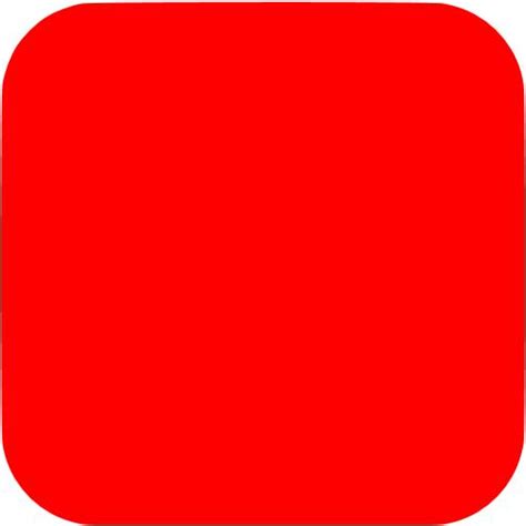 Red Square Ios App Icon Free Red Shape Icons