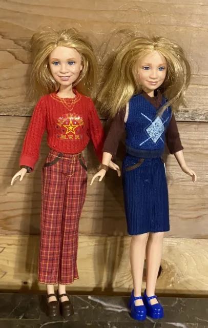 lot of 2 mary kate and ashley olsen dolls mattel 1999 10 19 99 picclick
