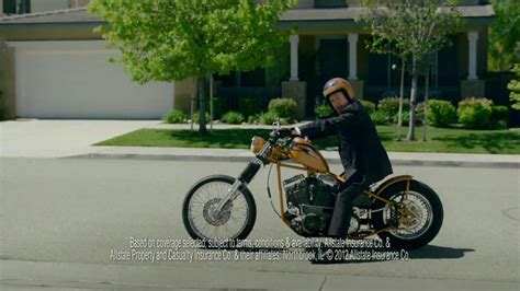 Yes, some bicycle insurance policies will cover you for commercial use. Allstate TV Commercial 'Mayhem Motorcycle Insurance' - iSpot.tv
