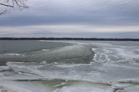 Wintry Views Along Lake Erie Presque Isle State Park Ice Dunes