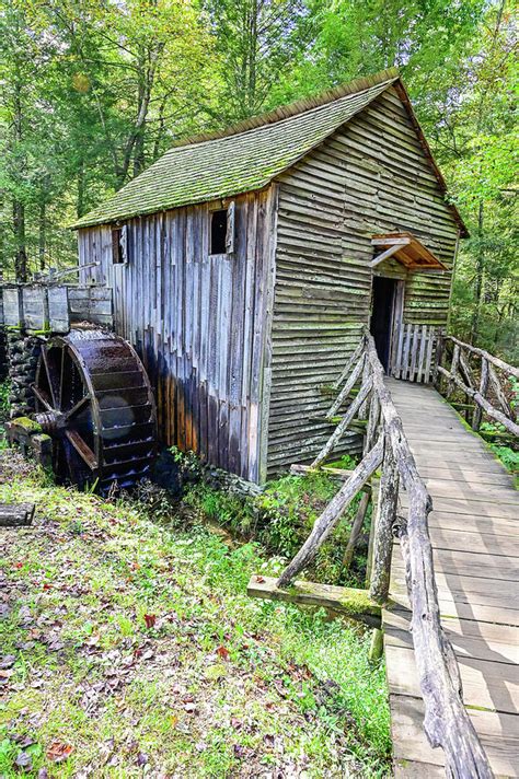Cades Cove Grist Mill Photograph By Ed Stokes