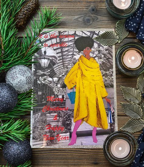 Black American Christmas Card Black And Beautiful Shop