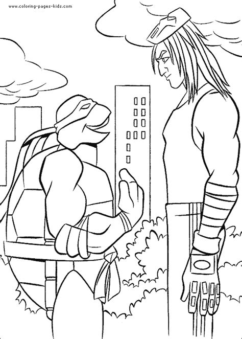 Teenage Mutant Ninja Turtles (TMNT) color page - Coloring pages for