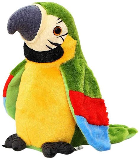 Buy 9 Cute Talking Parrot Repeats What You Say Electronic Interactive