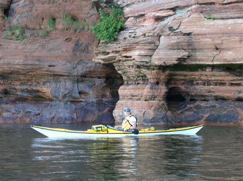 Apostle Island Sea Caves By Kayak Paddle In Pink A Kayak Blog From