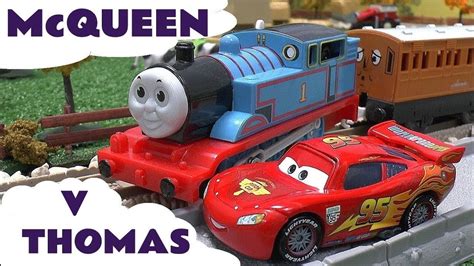 Gambar Cars Lightning Mcqueen Races Thomas Train Disney Pixar Mater