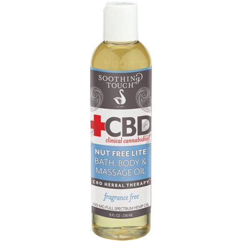Cbd Nut Free Lite Oil 8 Oz 3012049 Soothing Touch 314100 08 Massage Oils Lotions Oils