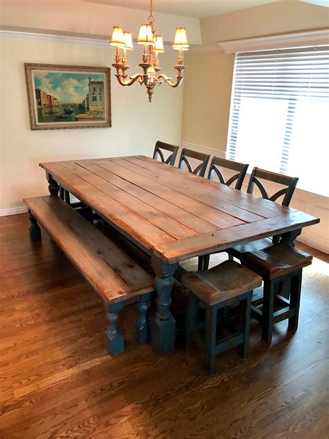 27 Farmhouse Kitchen Table With Bench References