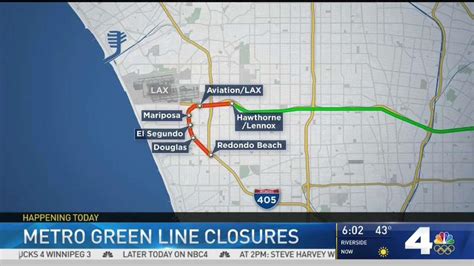 Metro Green Line To Close Through April Nbc Los Angeles