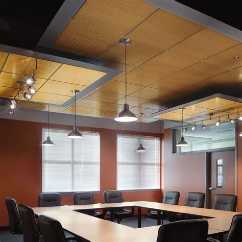 Acoustical wood ceiling and wall panels with a variety of sizes and finishes. armstrong ceiling and wall systems | www.Gradschoolfairs.com