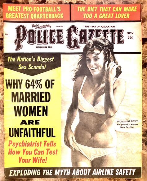 Nov 68 National Police Gazette Newspaper Gossip Jaqueline Bisset Sex Scandalのebay公認海外通販｜セカイモン