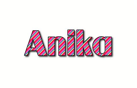 Anika Logo Herramienta De Dise O De Nombres Gratis De Flaming Text