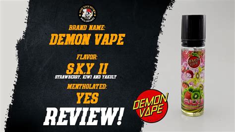 Vape Juice Review Philippines Demon Vape SKY II Strawberry Kiwi And