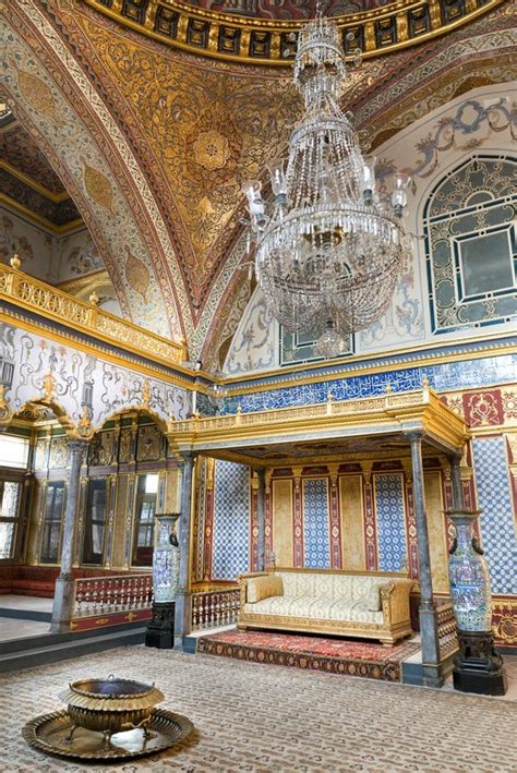 Throne Room At Topkapi Palace Harem Section Istanbul Turkey Editorial