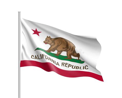 State California Flag Stock Illustrations 4335 State California Flag
